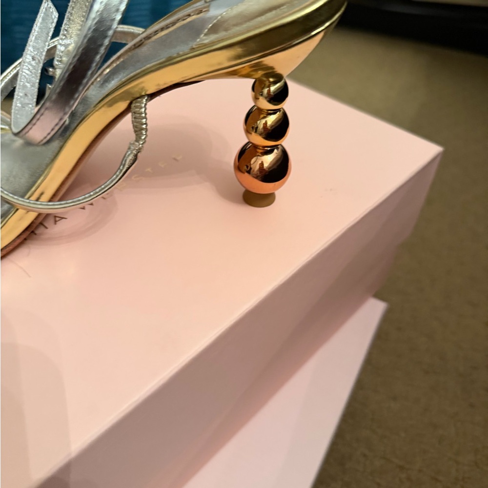 Sophia Webster Gold, Rose gold and Silver Heels - Picture 5 of 7